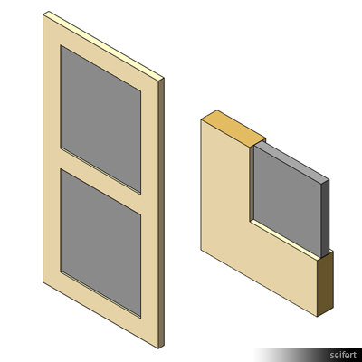 Building Revit Family Panel Component Front