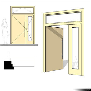 Door Double Transom 00230se