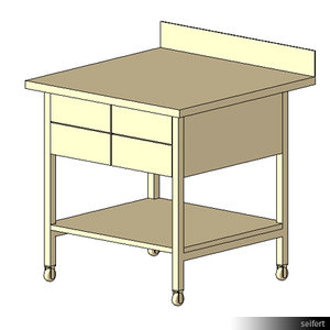 Commercial Work Table Drawer 01060se