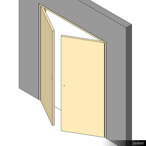 Door Swing Double 01073se