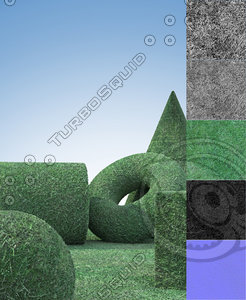 Wet Green Cut Grass