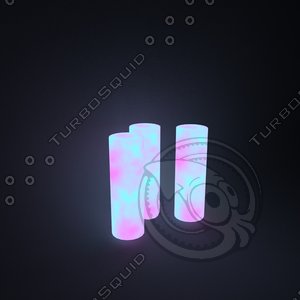 Vray Mat Glow Sticks