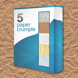 5 Paper Crumple Textures