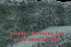Blender terrains for games tutorial