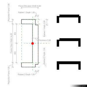 Profile Door Frame 00221se