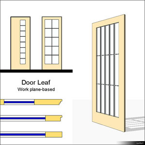 Door Leaf Muntin 00228se