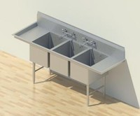 3 Compartment Sink