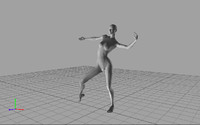 dancing girl (Nastya) take 12 motion capture