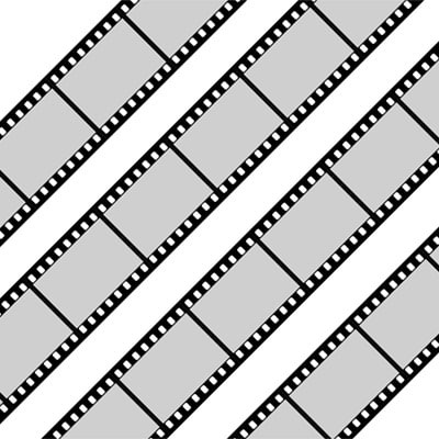 Shapes Adobe Illustrator film strip movie