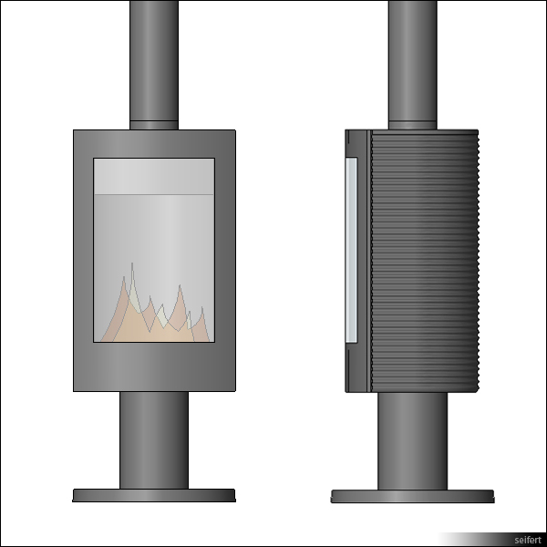 Building Revit Family Stove Cast Iron
