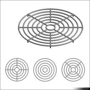 Grille Round 00342se