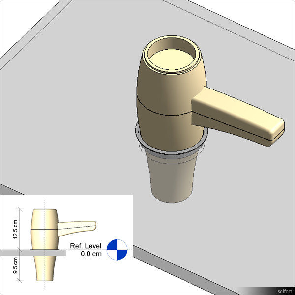 Building Revit Family Hair Dryer Counter