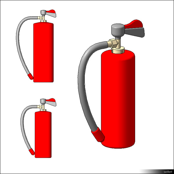 Building Revit Family Fire Extinguisher Emergency