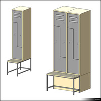 Cabinet Locker Bench 01105se