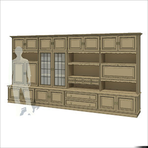Wall Unit Rustic 01212se