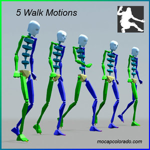 5 walk motions