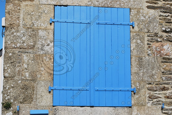 Texture JPEG shutter blue window