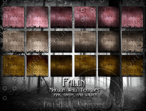 Falln Maeglin Wall Textures Pink Cream Golden