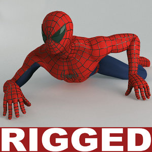 3ds max spiderman rigged