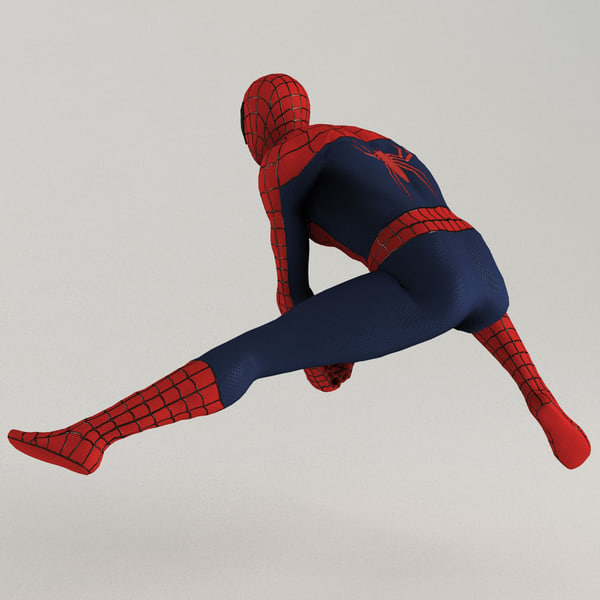 3ds max spiderman rigged