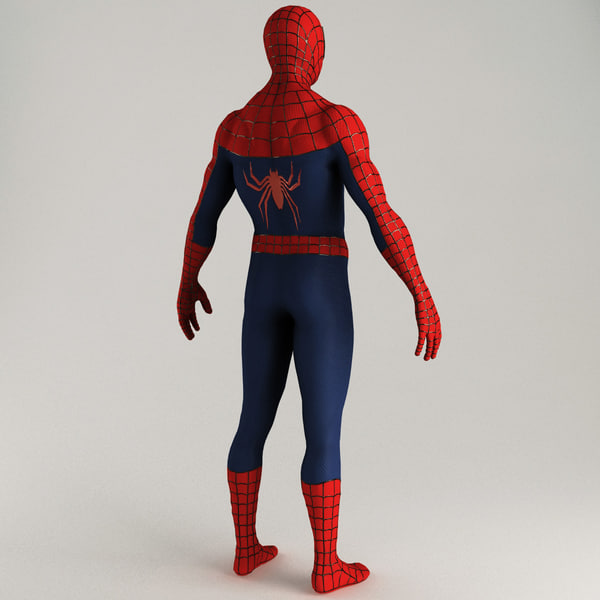 3ds max spiderman rigged