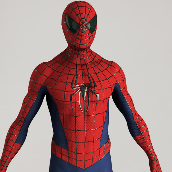 3ds max spiderman rigged