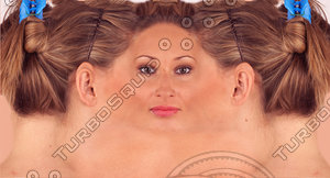 White Woman Facial Texture