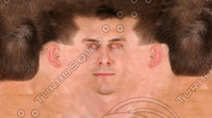 White Male Face Texture