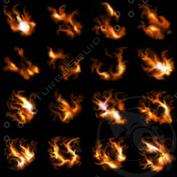 flame particle texture