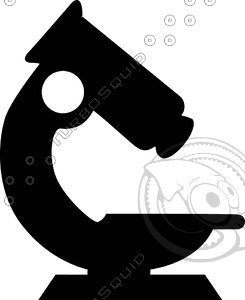 microscope vector image