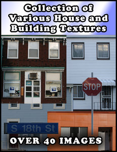House/Building Textures for High Quality Low Poly Modeling