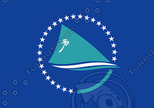 Pacific Community texture Flag