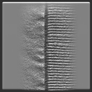 Hoodie sleeve seam ZBrush Alpha