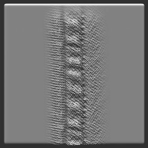 Hoodie hood neck seam ZBrush Alpha