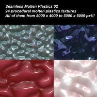 24 High definition procedural molten plastics textures.(1)