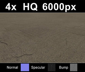 Asphalt road tiles collection - Hi Res Set