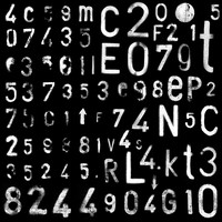 spray-paint industrial font and number alpha template