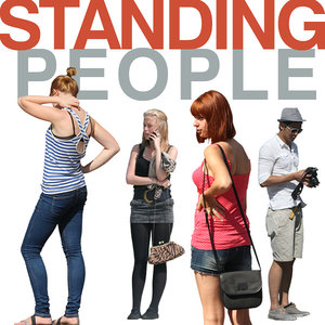 Standing people collection