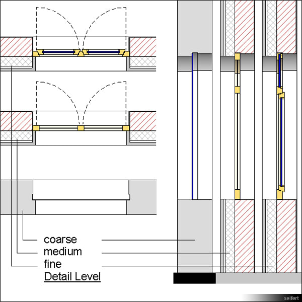 Building Revit Family Window Casement Double