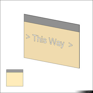 Sign Wall Mount 00480se