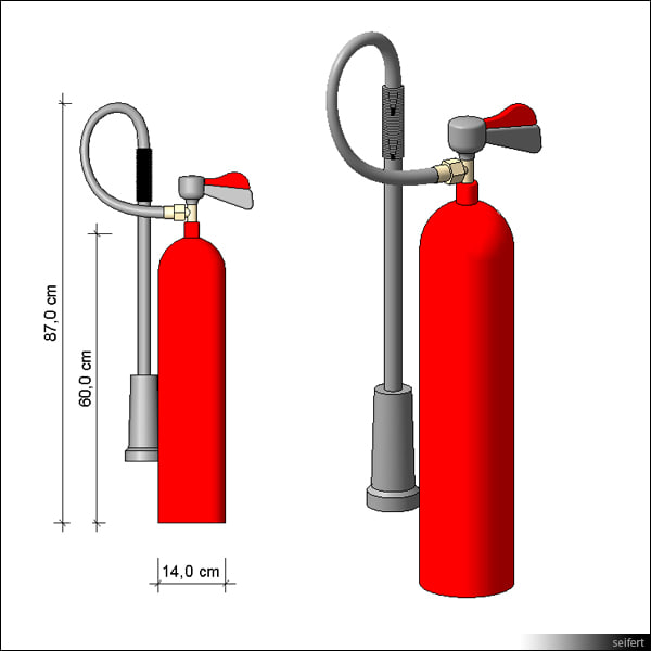 Building Revit Family Fire Extinguisher Emergency