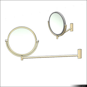 Makeup Mirror Wall Mount 01214se