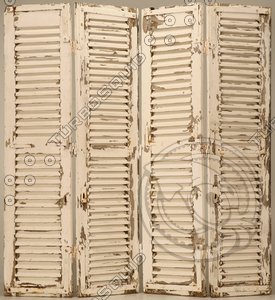 Old Painted Shutters Texture