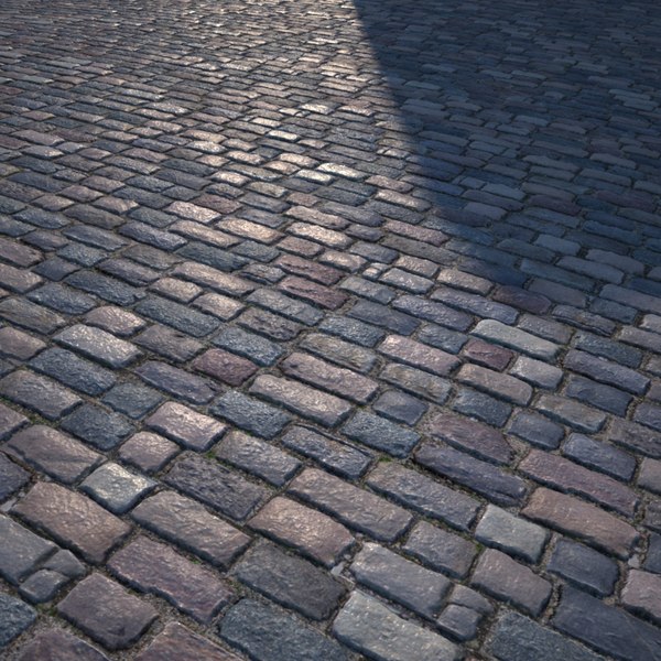 cobblestone road texture