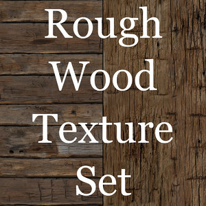 Rough Hewn Tileable Wood Texture Set