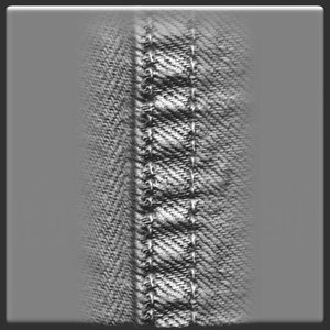 Torn Jeans medium seam ZBrush Alpha