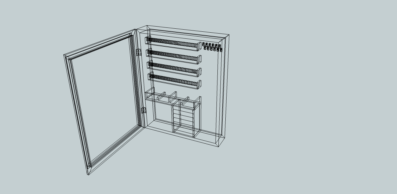 Building SketchUp jewelry box necklace