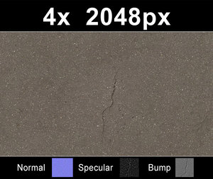 Asphalt road tiles collection - Set