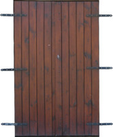 Rustic wooden door