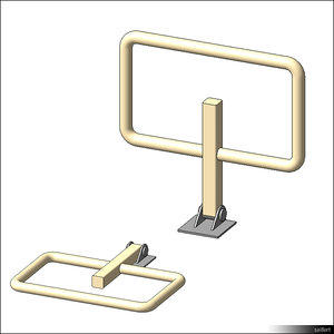 Parking Post 00998se